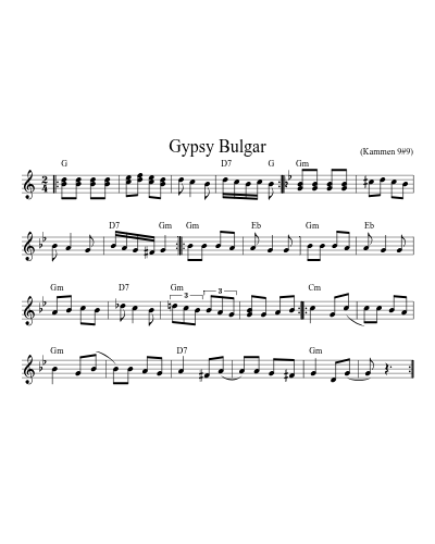 Gypsy Bulgar (Version 6)