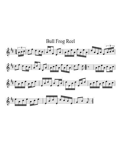 Bull Frog Reel preview