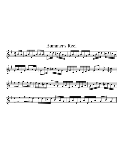 Bummer's Reel (Version 2)