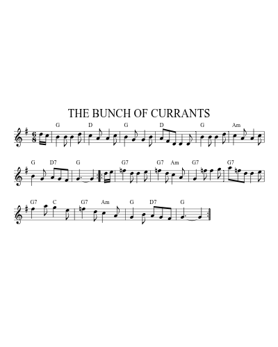 THE BUNCH OF CURRANTS preview