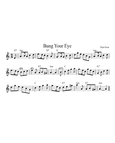 Bung Your Eye (Version 4)