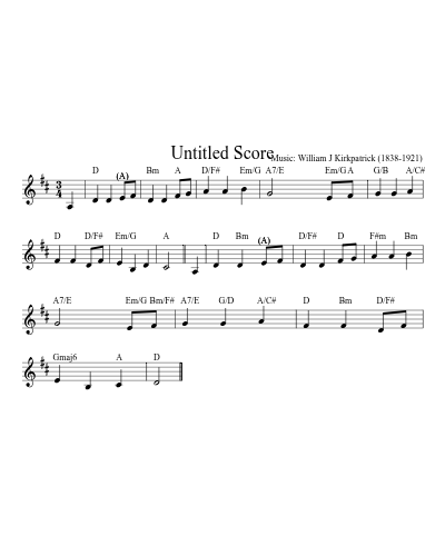 Burns Waltzes (Version 5) sheet music preview