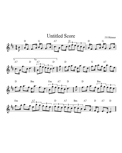 Burnside Strathspey (Version 2) sheet music preview