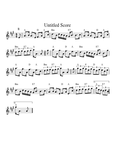 Burnside Strathspey (Version 4) sheet music preview