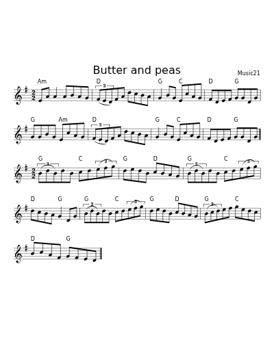 Butter and peas (Version 2)