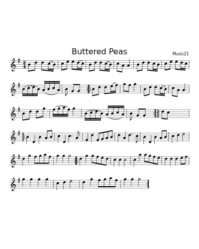 Buttered Peas (Version 2)
