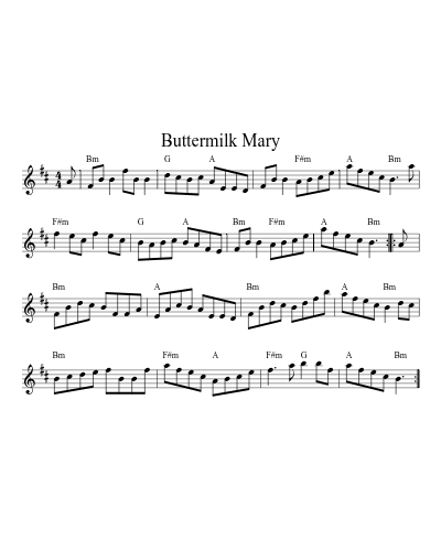 Buttermilk Mary (Version 11)