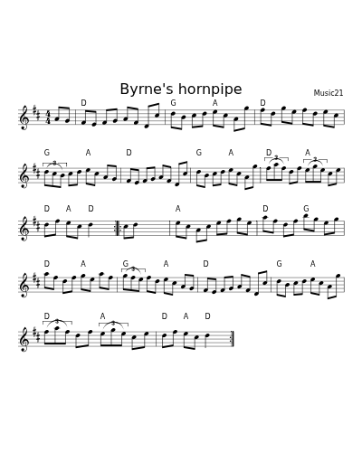 Byrne's hornpipe (Version 4)