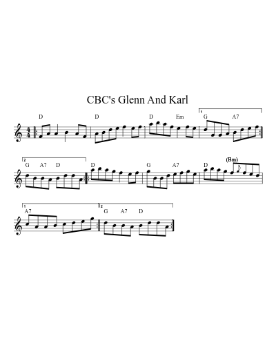 CBC's Glenn And Karl