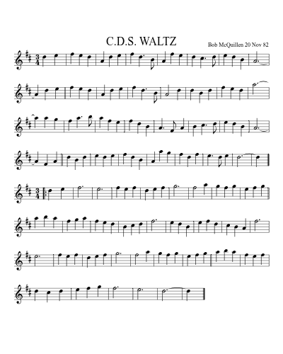 C.D.S. WALTZ (Version 2)
