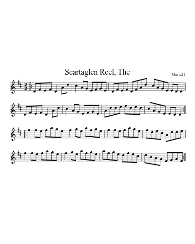 Scartaglen Reel, The preview