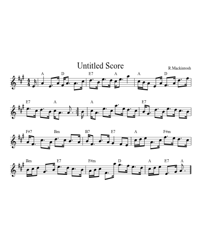 Ca The Ewes Tae The Knowes (Version 3)