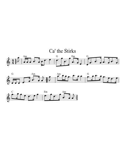 Ca' the Stirks