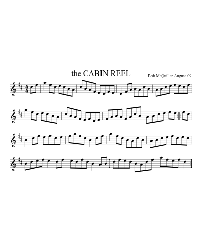 the CABIN REEL (Cabin Reel)