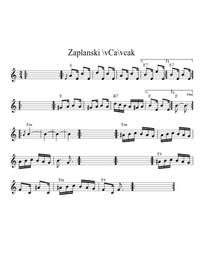 Zaplanski \vCa\vcak (Version 2)