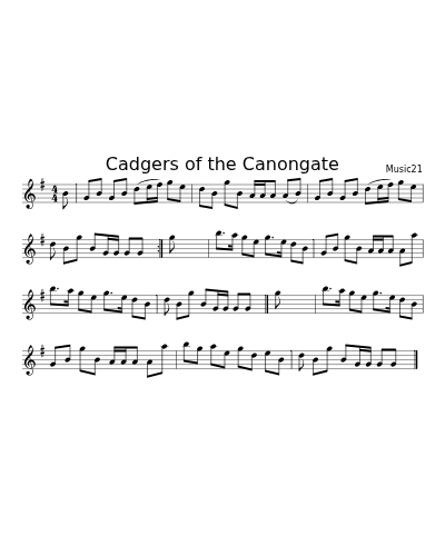 Cadgers of the Canongate preview