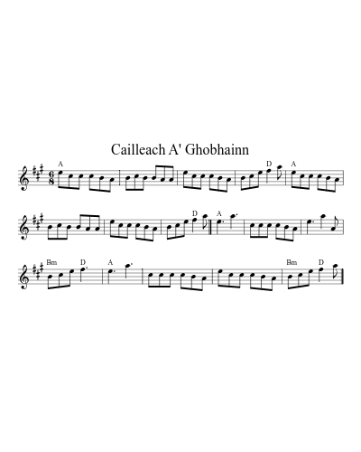 Cailleach A' Ghobhainn preview