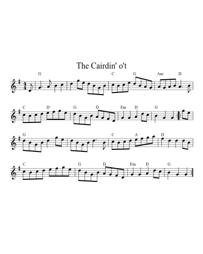 The Cairdin' o't