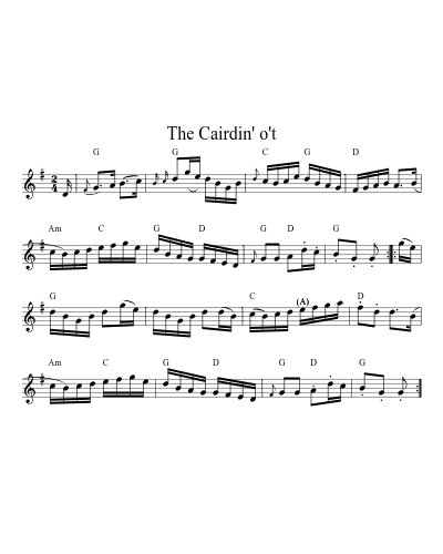 The Cairdin' o't (Version 2)