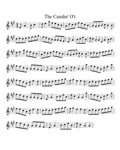 The Cairdin' o't (Version 3)