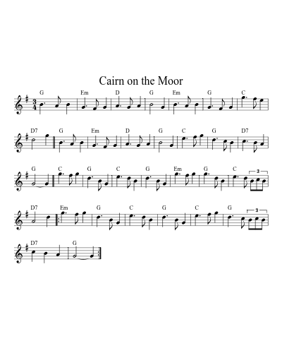 Cairn on the Moor (Version 3)