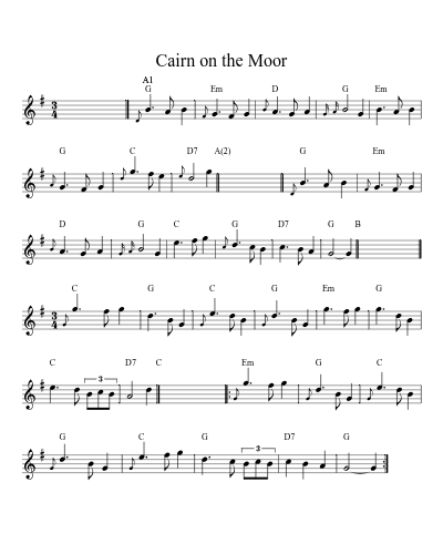 Cairn on the Moor (Version 5)