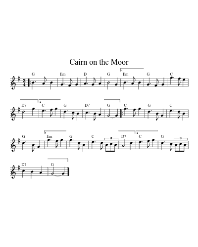 Cairn on the Moor (Version 8)