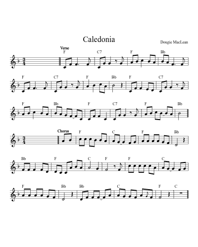 Caledonia (Version 3)