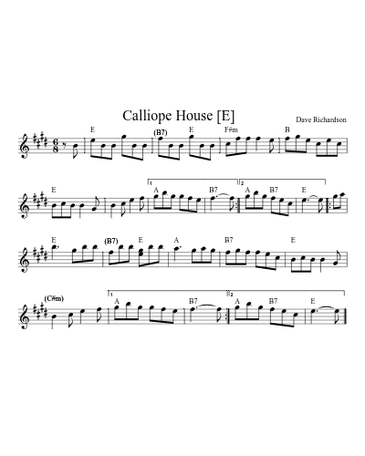 the New Fiddle sheet music preview