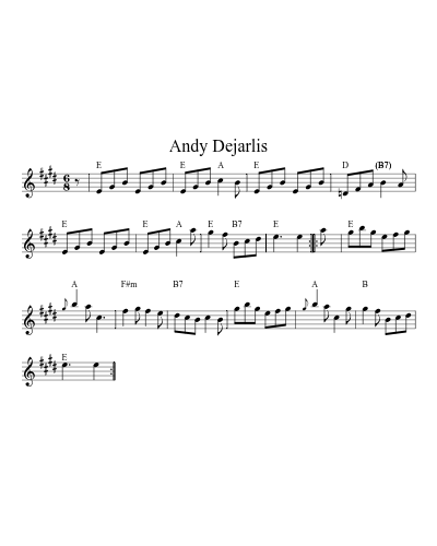 Andy Dejarlis (Version 3) preview