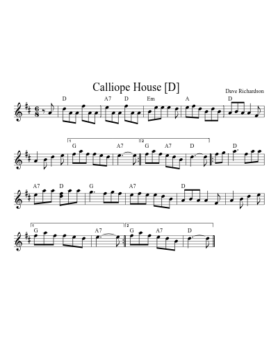 Calliope House   [D] (Version 6)