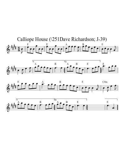Calliope House (\251Dave Richardson; J-39) (Version 2) preview