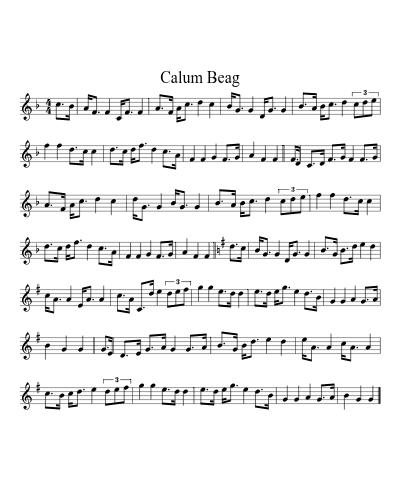 Calum Beag (Version 2) preview