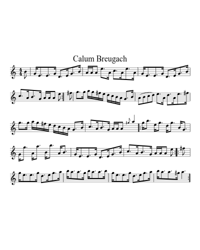 Calum Breugach preview