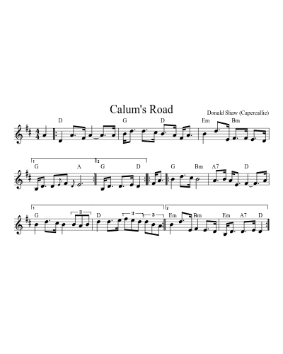 Calum's Road (Version 4)