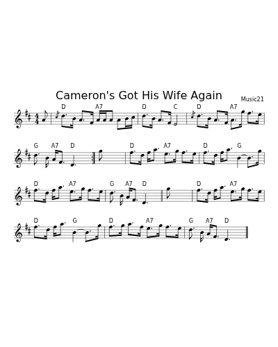 Cameron's Got His Wife Again