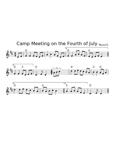 Camp Meeting on the Fourth of July (Version 3)