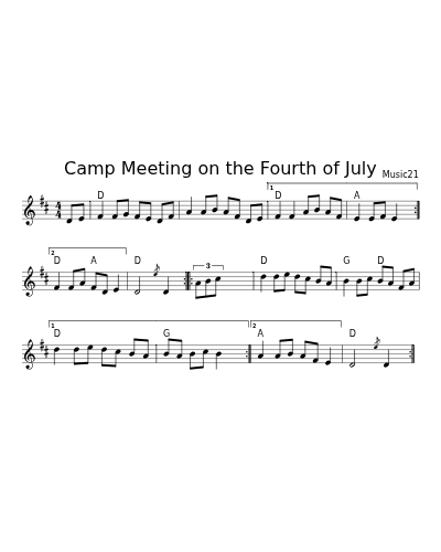 Camp Meeting on the Fourth of July (Version 5)