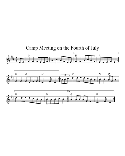 Camp Meeting on the Fourth of July (Version 6)