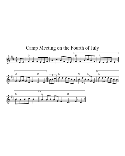 Camp Meeting on the Fourth of July (Version 7)