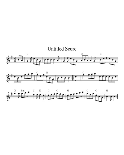 Campbells Are Coming Kerr G 32 sheet music preview