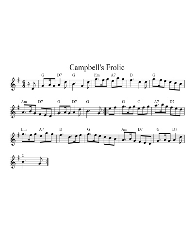 Campbell's Frolic (Version 2)