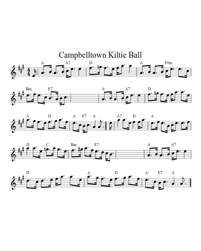 Campbelltown Kiltie Ball (Version 3)