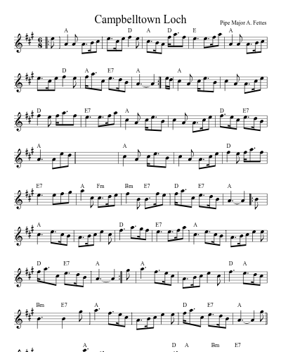 Campbelltown Loch (Version 2)