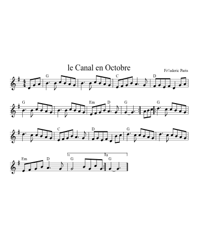 Le Canal En Octobre (Version 2) preview