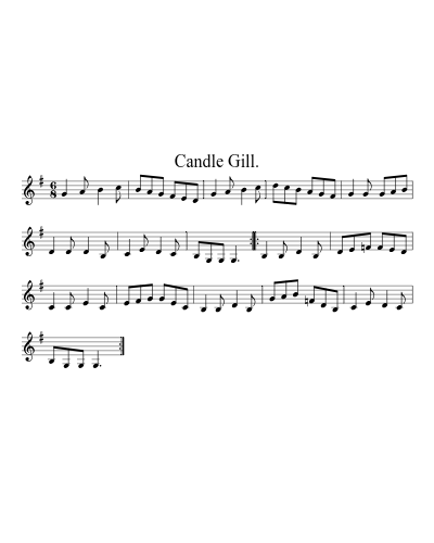 Candle Gill. (Version 2)