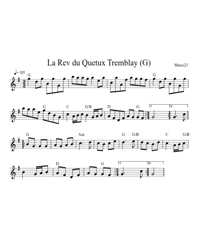 La Rev du Quetux Tremblay (G) preview