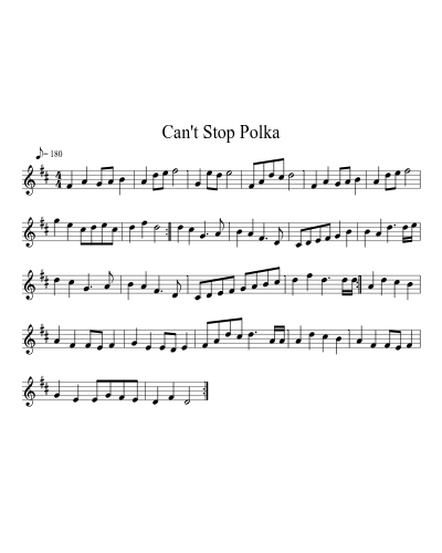 Can't Stop Polka