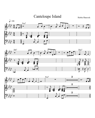 Canteloupe Island