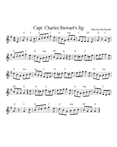 Capt. Charles Stewart's Jig (Version 2)